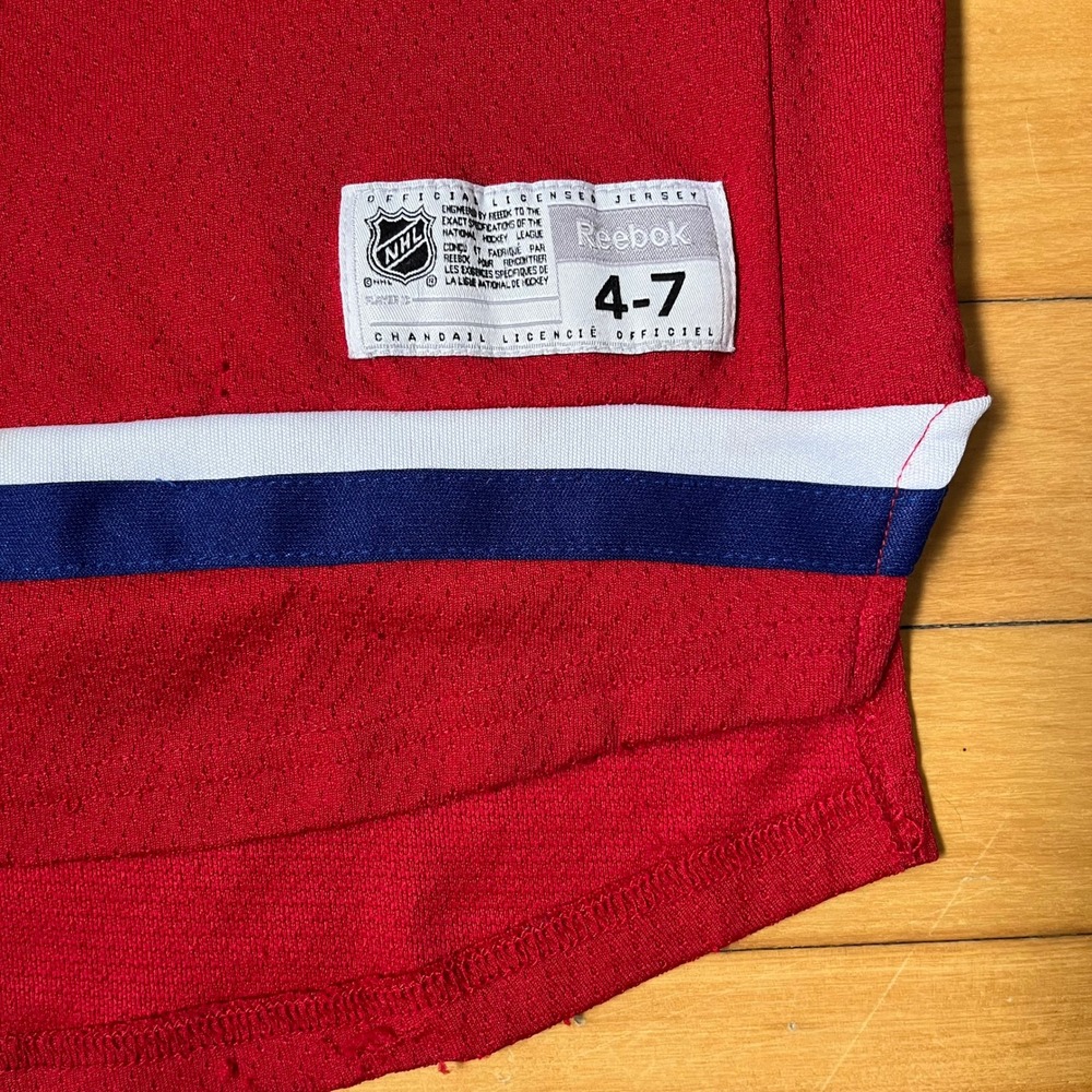 Reebok Montreal Canadiens Alex Galchenyuk 27 Youth Hockey Jersey Red Size 4-7 - Picture 3 of 7
